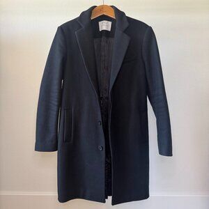 Everlane The Italian ReWool Trench Coat Black Size Small (Petite)